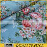 Floral Print Pattern Poly Cotton Canvas