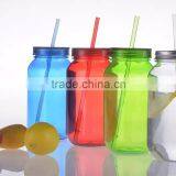 High Quality 16OZ 20OZ Drinkging Glass Mason Jar With Handle Straw and Tin Lid Manufacturer thumbnail-3