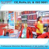 Spanish Synchronized Digital Clock LED Clock Electric Clock Sign 24" thumbnail-3