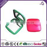 Brand New Plastic Lady Mirror Double Sided Foldable Compact Mirror thumbnail-2