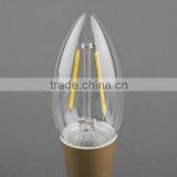 2015 New Style Antique LED Filament C35 With Plastic Gold Palted 2W E12 110V Dimmable thumbnail-2