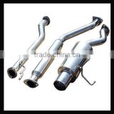 Single Path Exhaust Muffler/Catback Kit 4" TIP 02-05 Si EP3 HB for Honda Civic
