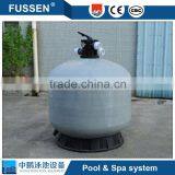 Firberglass 1.5 Inch Valve Swimming Pool Sand Filter For Irrigation