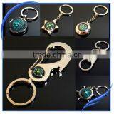 Promotion Metal Compass Key Ring Hook