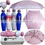 Pink Portable Gift Perfume Bottle Umbrella thumbnail-1