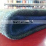 Plaid Pattern Wool Double Face Fabric With Over Coating