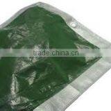 10 'x 20' Heavy Duty 12 By 12 Cross Weave Light Green/Silver Poly Tarp With Grommets