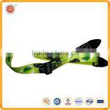 New Fashion Wholesale Adjustable Customized Water Design Guitar Strap With Leather Head thumbnail-1