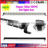 Single row mini offroad led light bar 25" 72W thin led light bar sound activated
