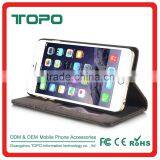 Fashion Denim Wallet Flip Mobile Cowboy Leather Soft TPU Phone Covers Case With Card and Photo For Iphone 6 6s Plus thumbnail-2