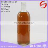 1000ml Clear Glass Olive Oil Bottle thumbnail-1