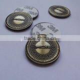 Custom Antique Brass Metal Coin,brass Metal Nameplate With Logo Embossed thumbnail-3