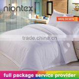 100%Cotton 300TC Sateen Damask Bedding Set Duvet Cover Flat Sheet Fitted Sheet Pillowcase