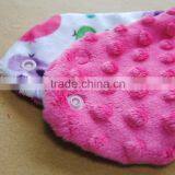 European Style Printed Minky Infant Scarfs Hot Pink For Girls Decor thumbnail-2