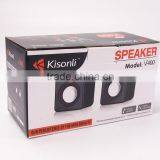 Cheap Promotion Portable Wire Powerd Mini USB Speaker For Computer thumbnail-2