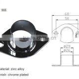 Wardrobe Clothes Hanging Rod Socket Tube End Support Bracket thumbnail-2