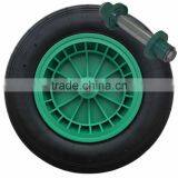 14 Inch Pneumatic Rubber Wheel 3.50-8 With Axle thumbnail-1