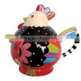 33-Ounce Cozy Rooster Ceramic Teapot, 7.25-Inch thumbnail-2
