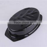 Best Kitchen Tool Oval Enamel Microwave Baking Pan With Lid thumbnail-6