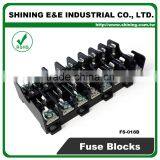 FS-018B 600V 10 Amp 8 Way Midget Type Din Rail Glass Fuse Carrier thumbnail-3