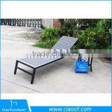 Лежак для пляжа с алюминиевым каркасом из дерева / Деревянный лежак для отдыха на солнце / Лежак для отдыха на солнце из тека thumbnail-4