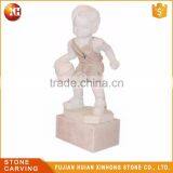 Manufacture Marble Little Boy Stone Sculpture thumbnail-3