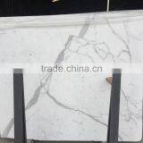 Statuario White Marble Custom Cut Marble Table Top thumbnail-5