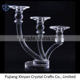 Hot Sale Unique Design Cystal Glass Tealight Candelabras With Competitive Price thumbnail-2