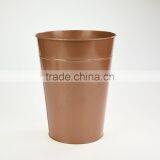 Free Samples Cheap Gold Powder Coated Finish Metal Europe Hotel Restaurant Table Flower Vase thumbnail-6