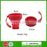 Portable Safe Reusable Silicone Collapsible Cup / Silicone Folding Cup thumbnail-2