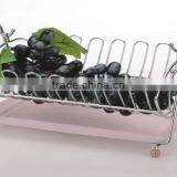 Wholesale Steel Wire Vegetable Basket,Fruit Holder With Plastic Tray thumbnail-3