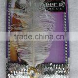 Party Sequin Feather Flapper Headband Women Flapper Headpiece thumbnail-2