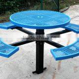 Attractive Garden Furniture Wrought Iron Dining Table With Chairs thumbnail-5