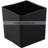 15X15CM Black Plastic Square Vase thumbnail-1