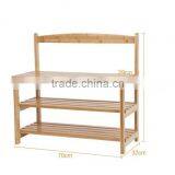 2015 New Design Entrance Can Sit Wooden Shoe Rack thumbnail-3
