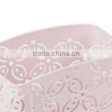 Pink Arc-shaped Metal Punched Pen Ruler Pencil Holder thumbnail-4