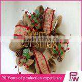 Bulk Buy Christmas Decorations Decorative Burlap Christmas Wreath for Christmas Market thumbnail-6