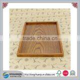 Custom Larger Rectangular Hotel Industrial Use Wooden Serving Tray thumbnail-2