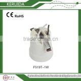 Porcelain/ceramic Cabinet Screw Lamp Holder Cap E27 With Ceiling Rose and Wire thumbnail-1