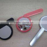 Plastic Round Blue Generous With Rotatable Long Handle Mirror thumbnail-1