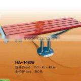 (HD-20102 ) Stainless Steel Bench Handrail and Hard Wood Bench /garden Furniture Outdoor Stainless Steel Bench thumbnail-4