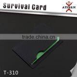 Colorfull Green Survival Card ,Card Type Mini Stainless Steel Multi-functional Tool thumbnail-2