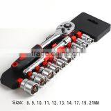 12pcs/set New As Seen on tv Multi-function HAND TOOL Universal Socket Wrench Power Drill Adapter Gator Grip Socket Set thumbnail-6