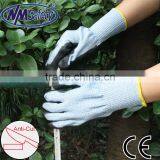 NMSAFETY Sapphire Blue Liner Coated PU Glove Cut Resistant Soft PU Working Gloves thumbnail-1