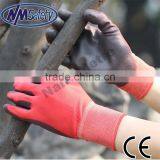 NMSAFETY 13G Colorful PU Coated Gloves Gardening Glove thumbnail-1