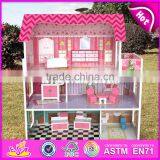 New Design Lovely Girls Toy Sets Wooden Miniature House Kits W06A235 thumbnail-5