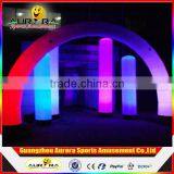 Custom High Quality Colorful Inflatable Pillar Inflatable Lighted Tubes Cones for Decoration for Sale