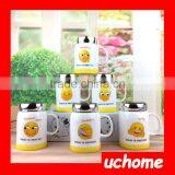 UCHOME Lovely Ceramic Emoji Coffee Mug Wholesale,2017 Popular Ceramic Emoji Mug For Sale thumbnail-5