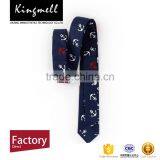 Custom Boat Anchor Printed Private Label Ties Cotton Men's Ties thumbnail-3