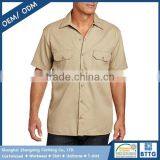 Adult's Plus Size Short Sleeve Safari Shirt With Two Pockets With Flap Closure at Chest thumbnail-2
